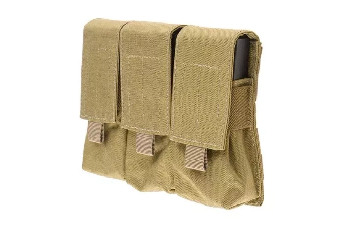 Triple LBT Pouch for M4/M16 Magazines - Khaki
