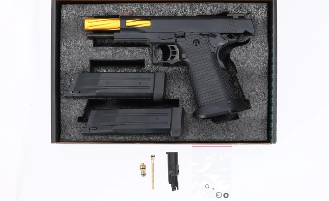 Specna Arms SA-VGP07 VAPOR™ Black and Gold airsoft Pistol