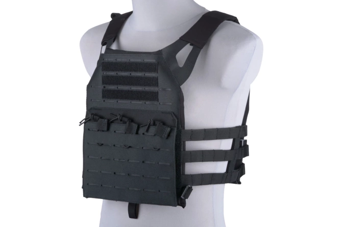 Jump Laser-Cut Tactical Vest - Black