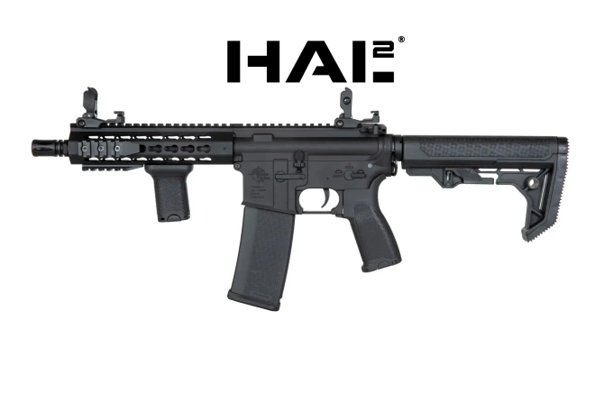 SA-E08 EDGE™ Light Ops Stock HAL2™ Carbine Replica Black