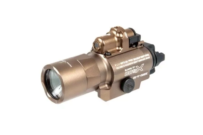 Latarka taktyczna na pistolet X400U - tan