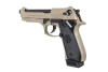 Pistolet ASG ICS BLE-BM9 Dual Power Half-Tan (z magazynkiem na CO2)