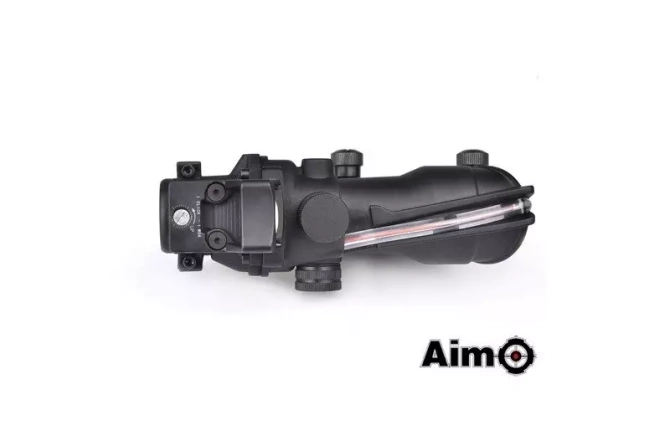 4X32C ACOG (Fibre Optics Illumination + RMR Sight) Replica - Black