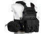 Emerson Gear 6094A Style Plate Carrier Vest with Cargo Kit Black