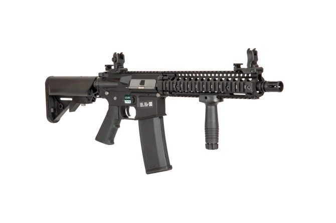 Karabinek ASG Specna Arms Daniel Defense® MK18 SA-E19 EDGE™ Kestrel™ ETU 1.14 J Czarny
