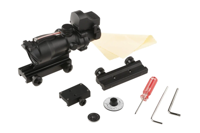 RedFiber 4×32C + mini spotting scope - black