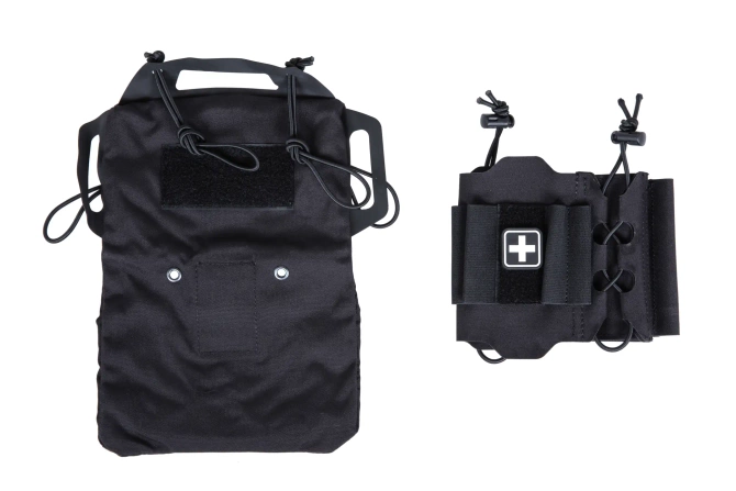 Tactical tear-off first aid kit with Velcro Wosport Black