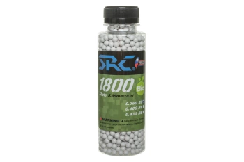 Kulki SRC BIO 0.36g butelka 1800 sztuk Białe