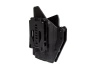 Tactical holster for G17L replicas with flashlight - black