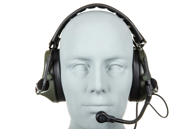 Tactical headset Wosport C5 HD-14-A Olive