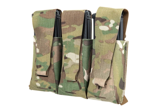 Panel Pew Tactical FP12 z potrójną ładownicą na magazynki karabinowe Multicam