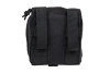 First aid kit with Molle panel Wosport Black