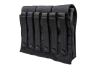 Triple M4/M16 Specna Arms magazine pouch with flap Black