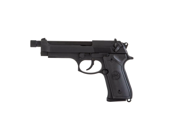 Replika pistoletu SR92 z tłumikiem - czarna