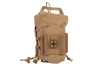 Tactical first aid kit with Molle panel Wosport Coyote Brown