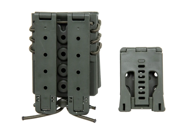 Carrier for 2 M4/M16 magazines Wosport Urban Assault Quick Pull Olive