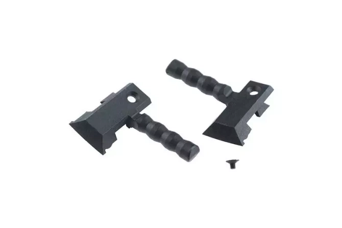 Rączka przeładowania IPSC do replik pistoletów HX / Hi-Capa (zestaw prawa + lewa)