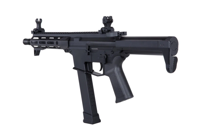 Replika pistoletu maszynowego Golden Eagle/EMG Angstadt Arms UDP-9 7'' Czarna