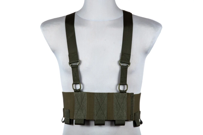 Kamizelka Low-Vis typu Chest Rig - Oliwkowy