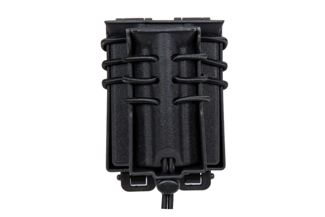 Ładownica na 2 magazynki M4/M16 i 9mm Wosport Urban Assault Quick Pull Czarny