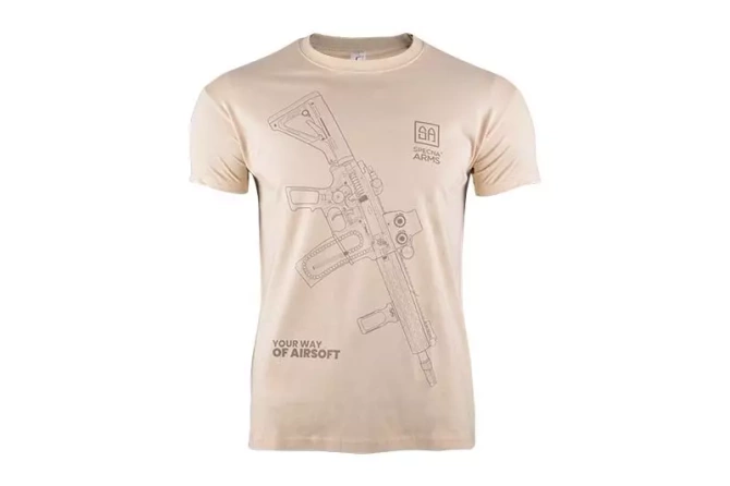 Koszulka Specna Arms - Your Way Of Airsoft 01 - tan