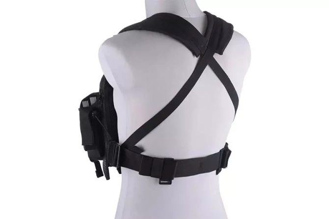 Kamizelka taktyczna Commander Chest Rig - czarna