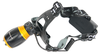 latarka czołowa T620 duza akumulator pomaranczowa