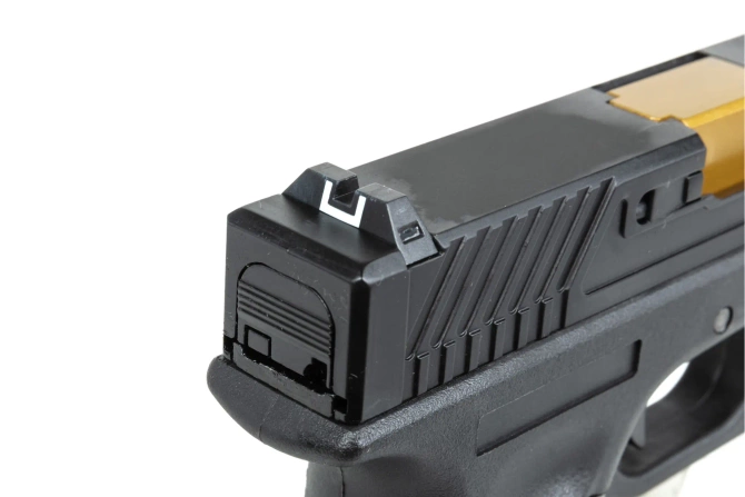 Pistolet ASG E&C EC-1104 Czarno-złoty