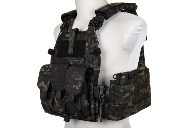 Plate Carrier Vest Emerson Gear Blue Label 094K Multicam Black