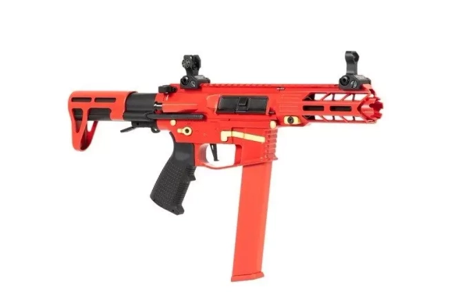 Replika pistoletu maszynowego Nemesis X9 - czerwona