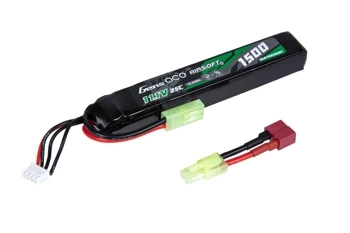 Li-Po Gens Ace 25C 1500mAh 3S1P 11.1V Tamiya battery