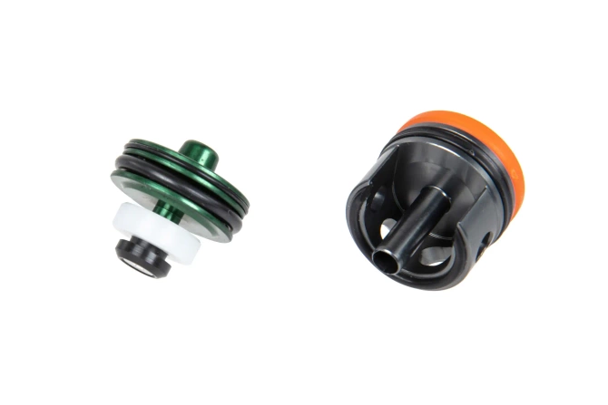 TopMax ERGAL CNC DMR High Stop Air-Brake piston and cylinder head kit (orange PAD)