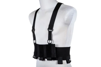 Low-Vis Chest Rig - Black