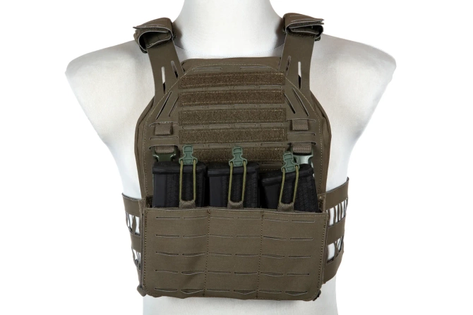 Laser-Cut plate carrier Stegadon - Olive
