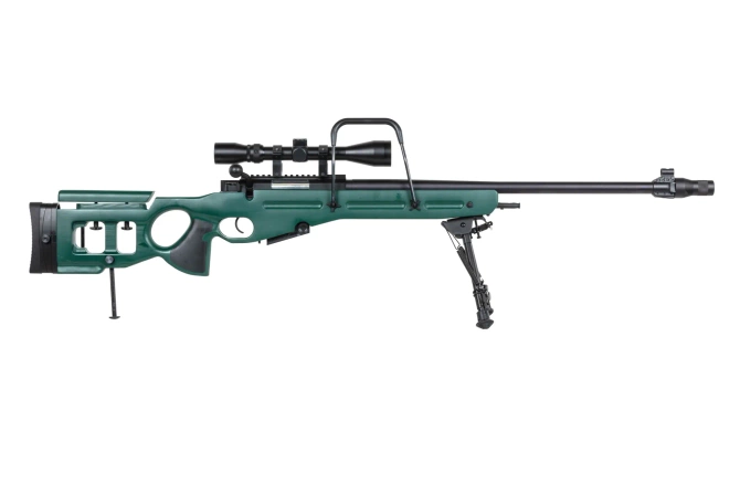 Karabin snajperski ASG Snow Wolf SW-98 z lunetą i dwójnogiem