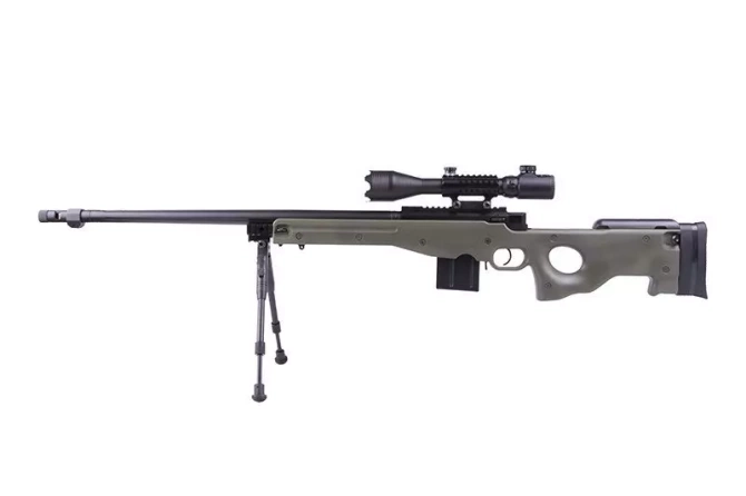 4402D sniper rifle replica (with scope and bipod) - olive