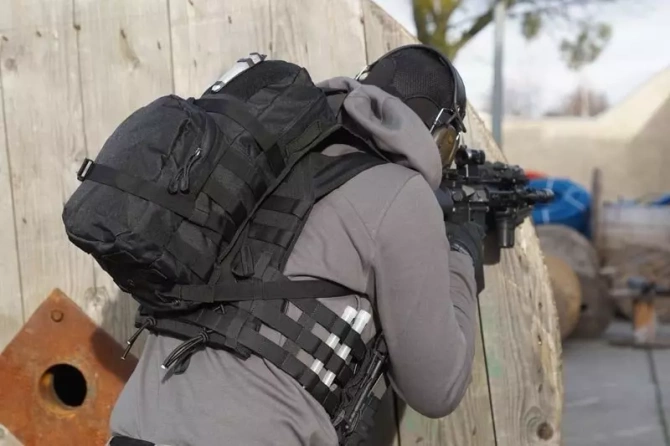 Kamizelka taktyczna Rush Plate Carrier - tan