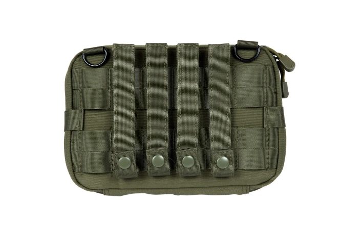 Large Administration Pouch with a Map Holder - Olive