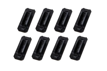 Set of coverings for M-LOK type 1 rails Black