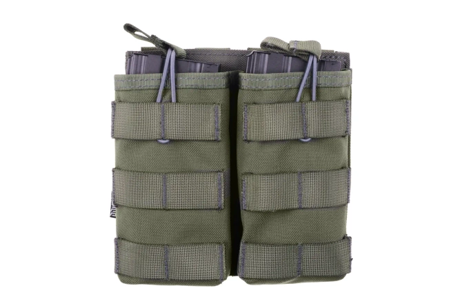 Double Open I Pouch for AK/M4/G36 Magazines - Ranger Green