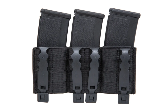 Wosport triple rifle magazine pouch Black