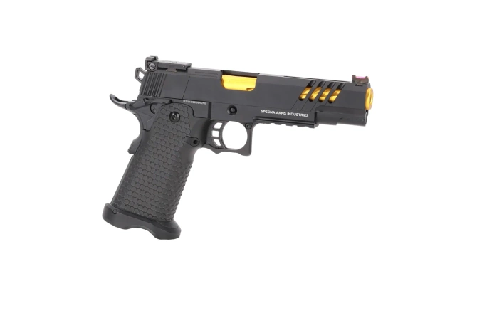 Specna Arms SA-VGP10 VAPOR™ Black and Gold airsoft Pistol