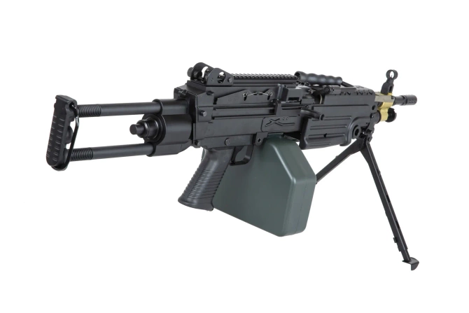airsoft A&K Cybergun M249 PARA machine gun Black