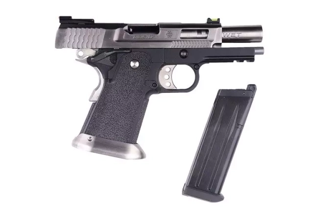 Colt Hi-Capa 3.8 Force Brontosaurus (srebrny) - WE