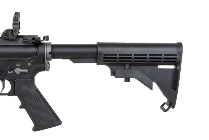 airsoft SRC DUAL POWER SR4 ZAROS GBB carbine with CO2 magazine