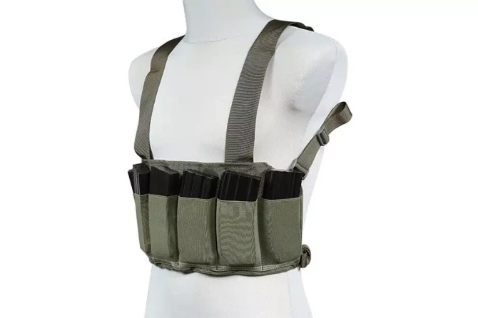 Niskoprofilowa kamizelka Speed Chest Rig - Sage Green