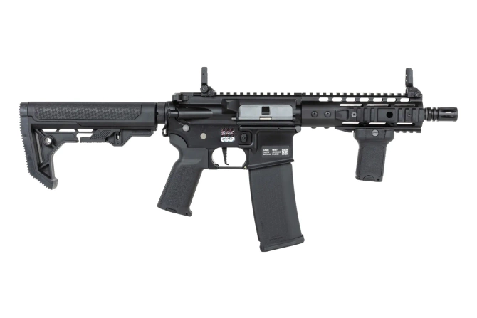 Karabinek ASG Specna Arms M4 RRA SA-P12 PRIME™ HAL™ ETU Light Ops Stock Wersja High Torque Czarny