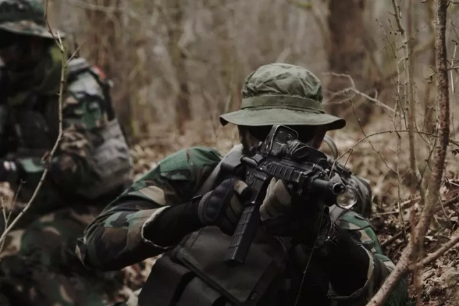 Komplet mundurowy Combat Uniform - woodland