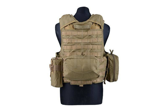 Kamizelka typu CIRAS Maritime z kompletem ładownic M - Tan