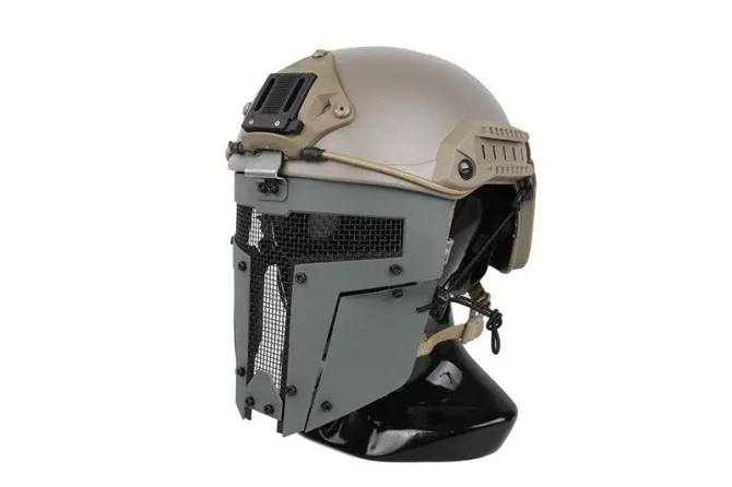 SPT Face Shield for FAST Helmets - Wolf Grey